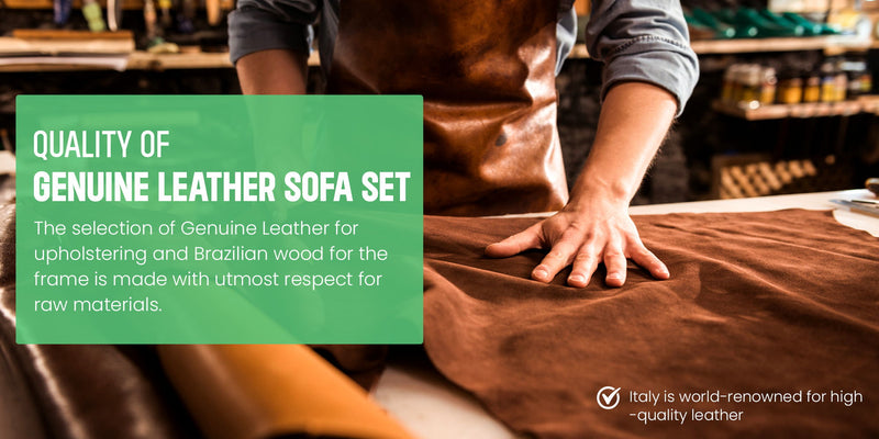 296 - Genuine Leather Chair