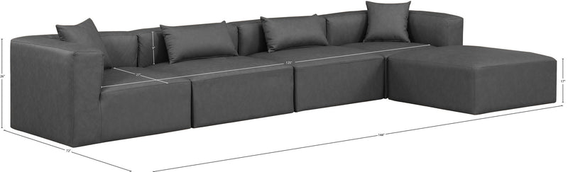 Cube - 5 Piece Modular Sectional With Chaise