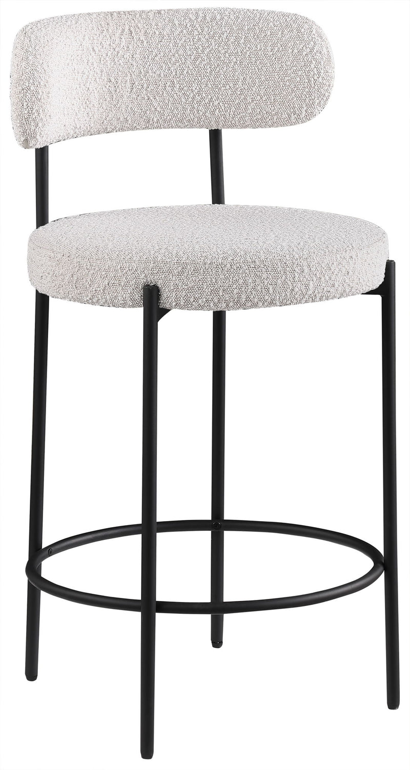 Beacon - Boucle Fabric Stool (Set of 2)
