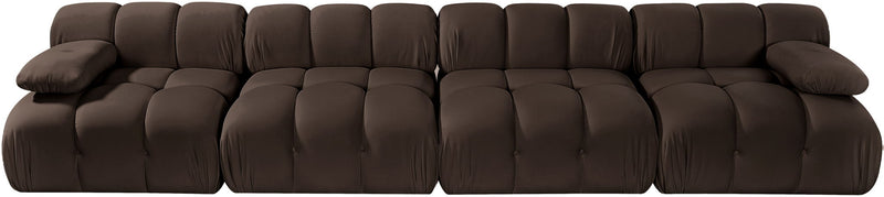 Orin - Velvet 4 Piece Modular Sofa