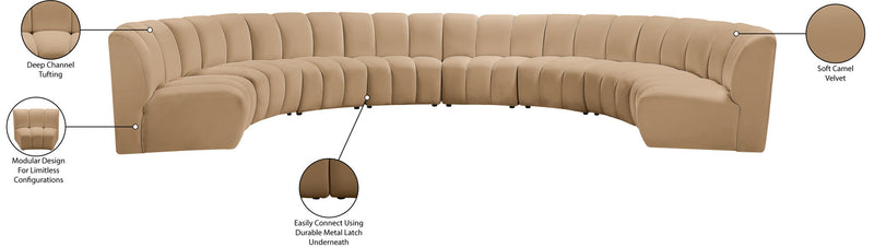 Infinity - 8 Piece Modular Sectional - Camel