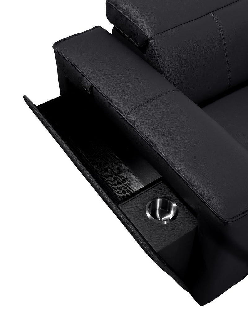 1224 - 12-Piece U-Shaped Sectional Sofa In With 4 Power Recliners & Power Headrests