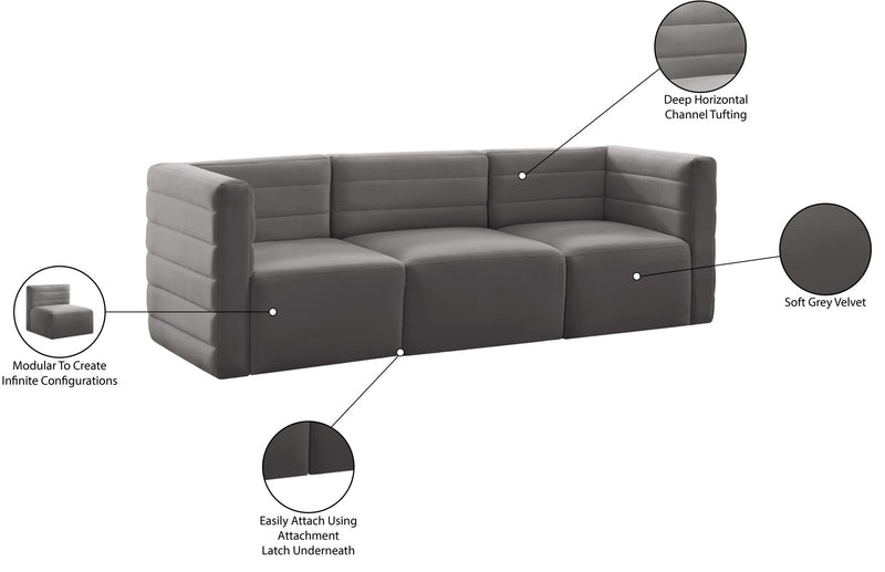 Quincy - Modular 3 Seat Sofa