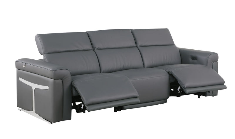 1126 - 5-Piece Modular Power Reclining Sofa And Loveseat Set In With 4 Power Recliners & Power Headrests