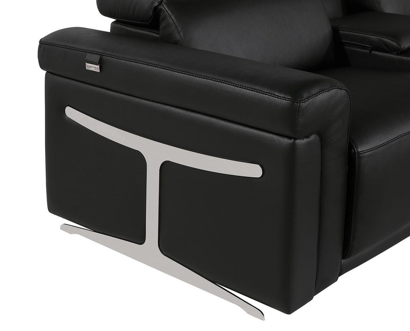 1126 - 5-Piece Modular Power Reclining Sofa And Loveseat Set In With 4 Power Recliners & Power Headrests