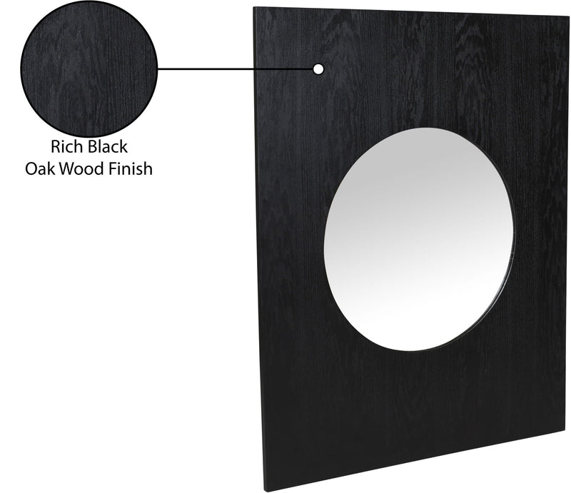 Optic - Oak Wood Frame Mirror