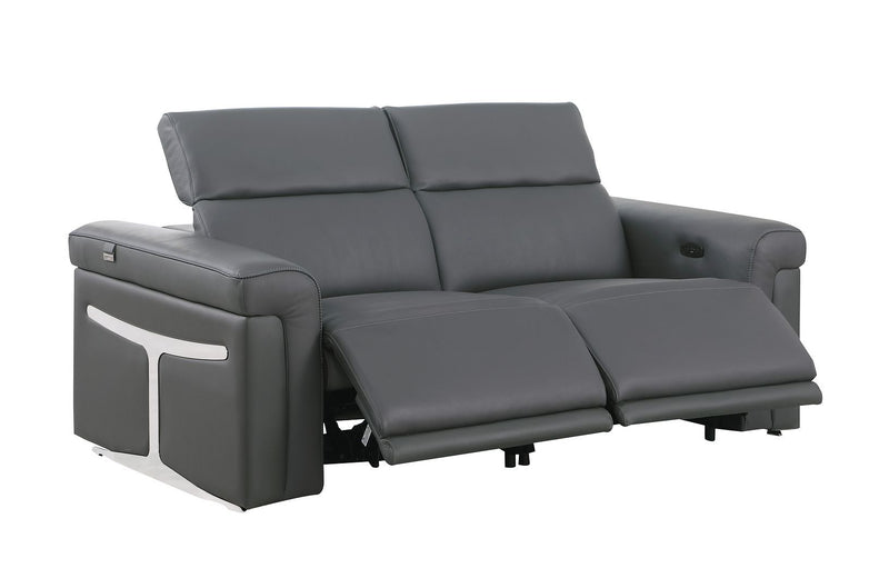 1126 - 5-Piece Modular Power Reclining Sofa And Loveseat Set In With 4 Power Recliners & Power Headrests