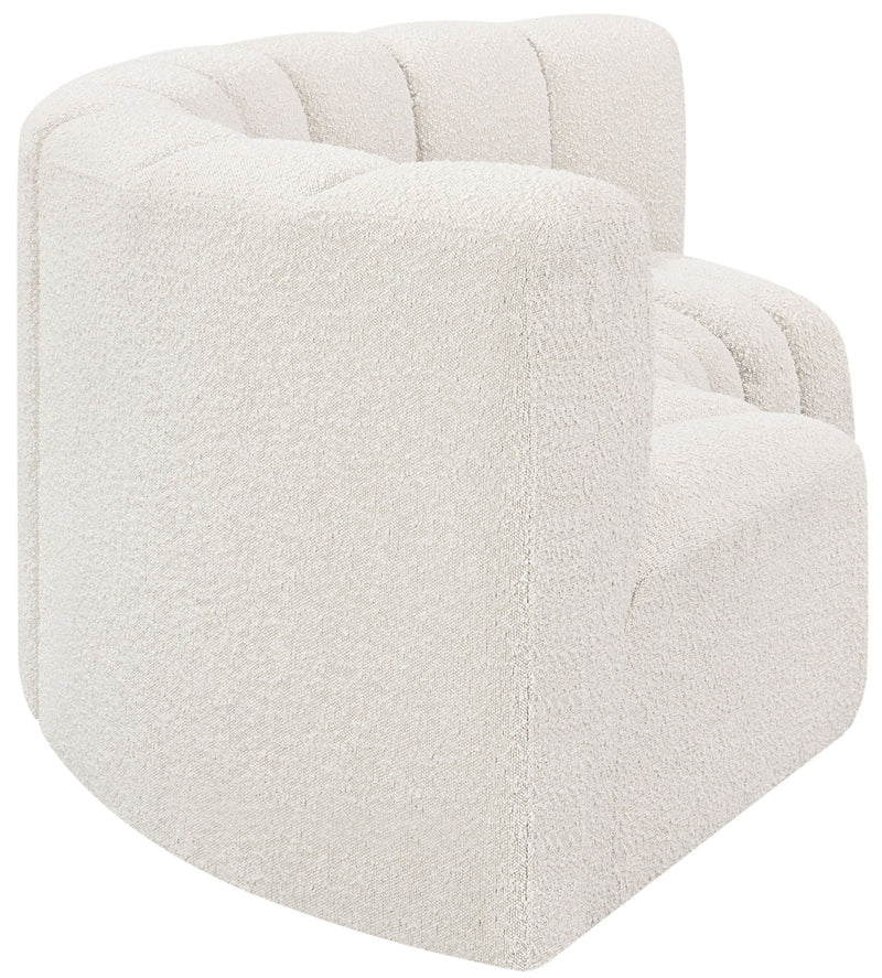 Arc - Boucle Fabric 3 Piece Modular U-Shaped Sofa
