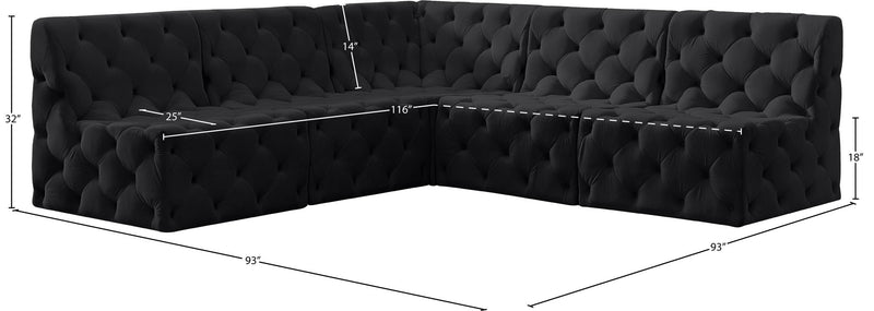 Tuft - 5 Piece Modular Sectional