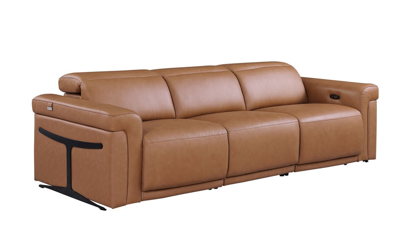 1126 - 5-Piece Modular Power Reclining Sofa And Loveseat Set In With 4 Power Recliners & Power Headrests