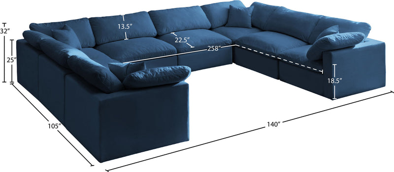 Plush - 8 Piece Modular Sectional
