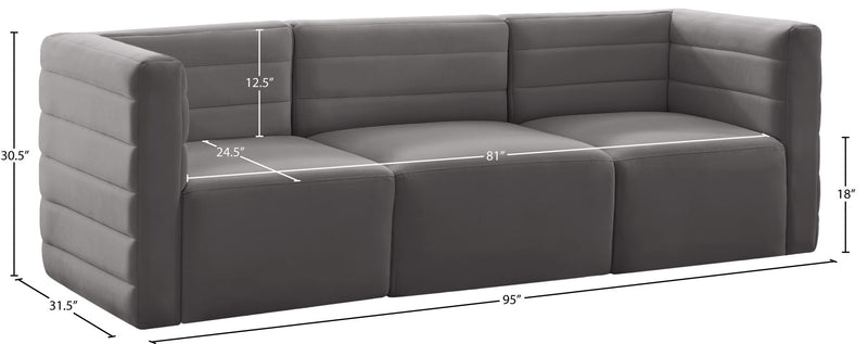 Quincy - Modular 3 Seat Sofa