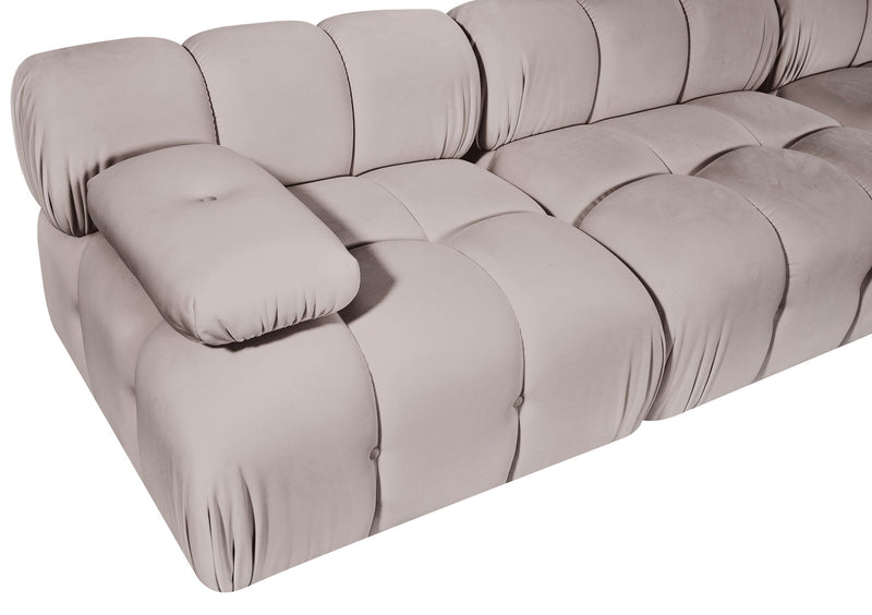 Orin - Velvet 4 Piece Modular Sofa