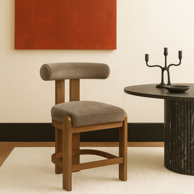 Arienzo - Velvet Upholstered Counter Stool (Set of 2)