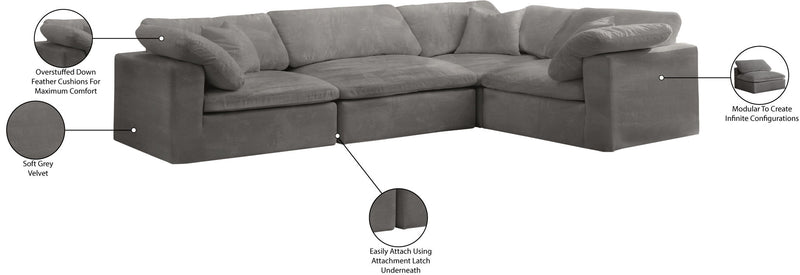 Cozy - 4 Piece Modular Corner Sectional