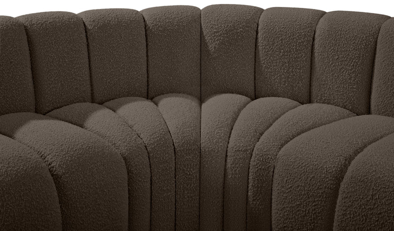 Arc - Boucle Fabric 7 Piece U-Shaped Modular Sofa