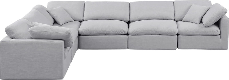 Indulge - Linen 6 Piece Modular Corner Sectional