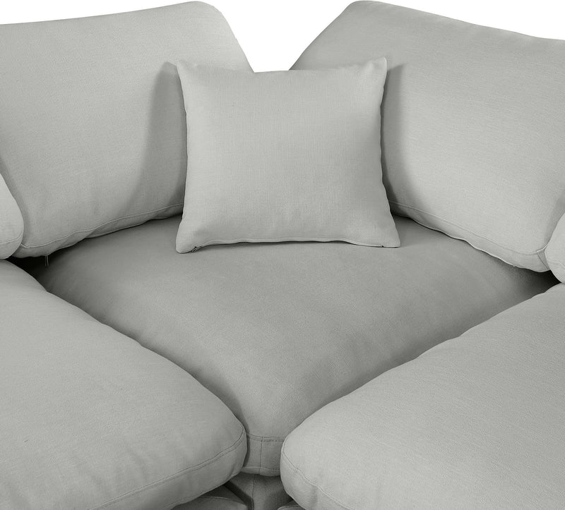 Comfy - 7 Piece Linen Modular Corner Sectional