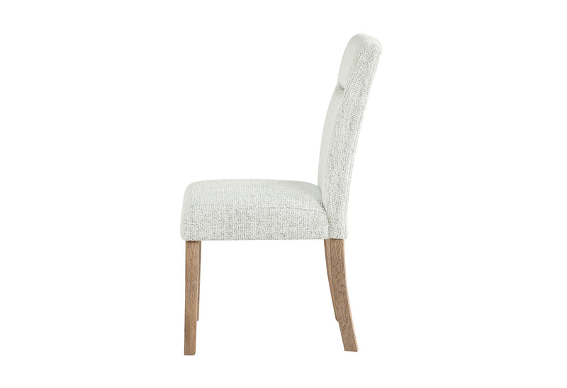 D2504 - 9 Piece Dining Room Set (Dining Table And 8 Dining Chairs) - Light Gray / White