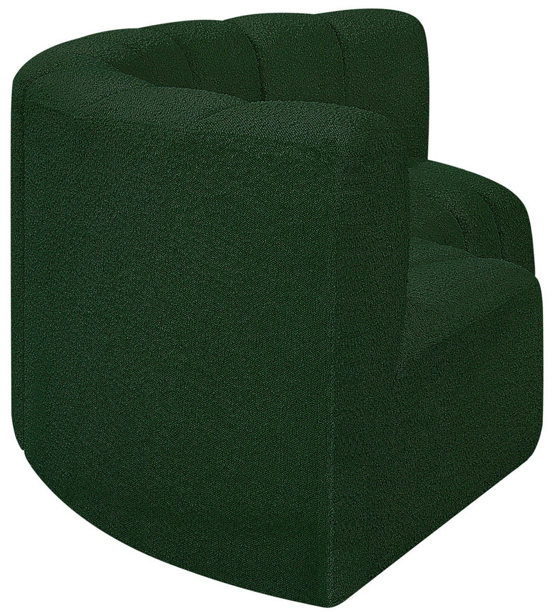 Arc - Boucle Fabric 3 Piece Modular U-Shaped Sofa