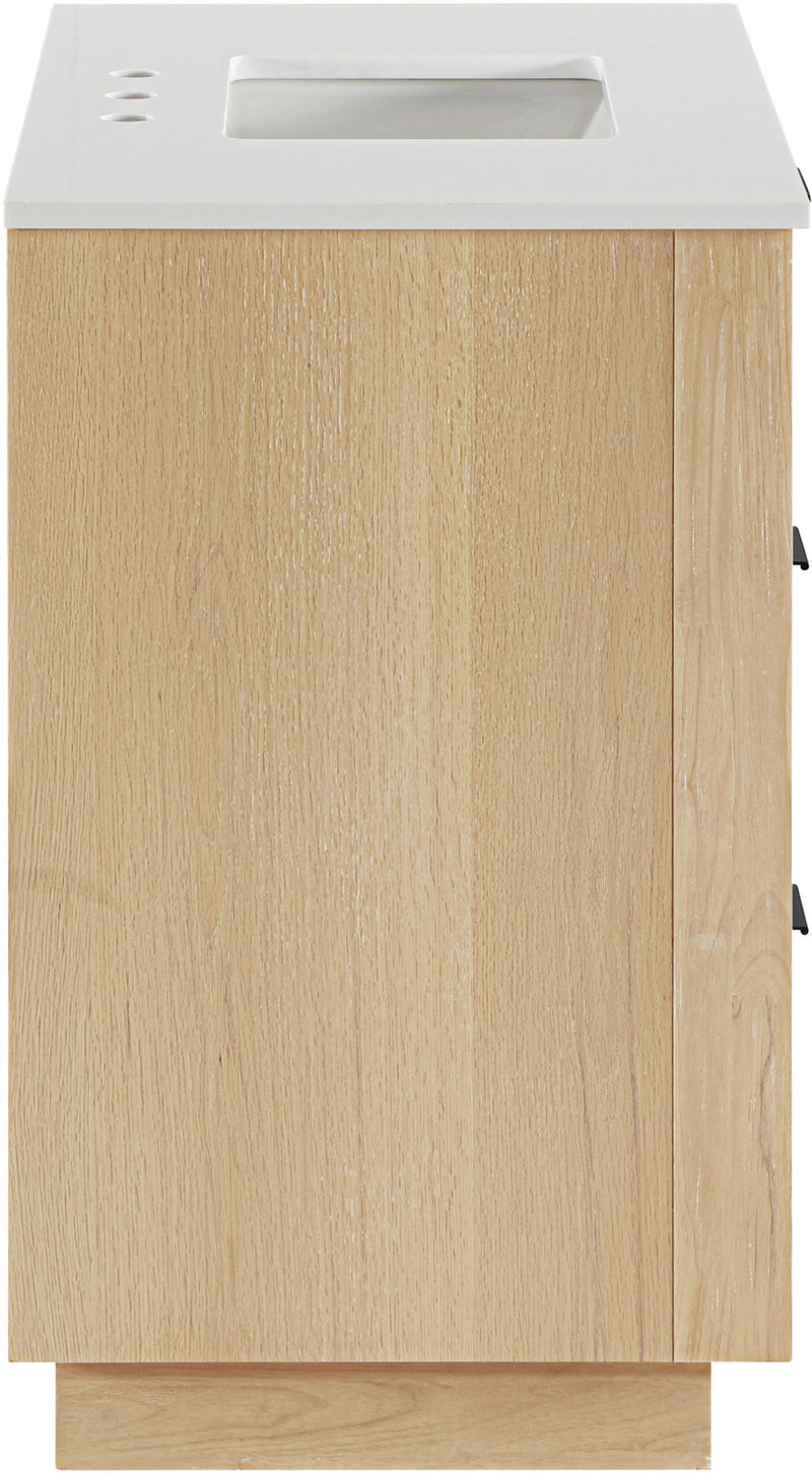 Willard - Engineered Stone And Solid Wood Bathroom Vanity