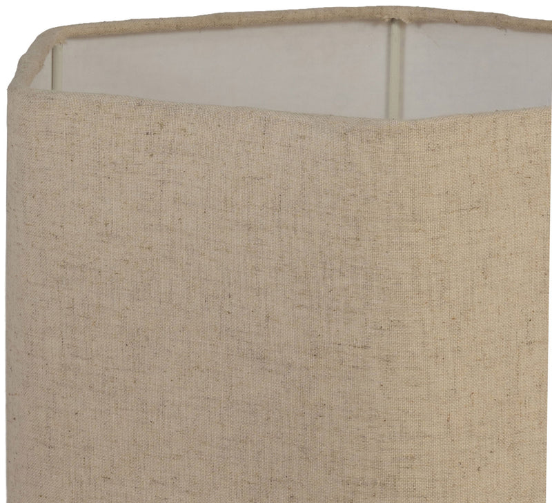 Juniper - Mango Wood Base And Linen Textured Fabric Shade Table Lamp