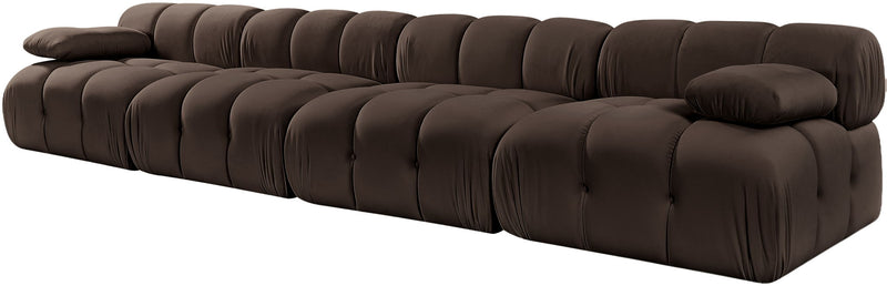 Orin - Velvet 4 Piece Modular Sofa