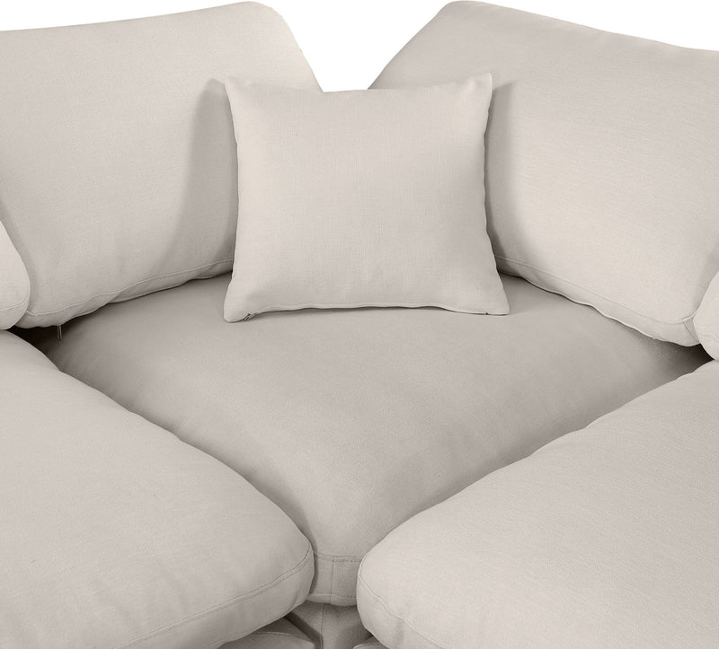 Comfy - 7 Piece Linen Modular Corner Sectional