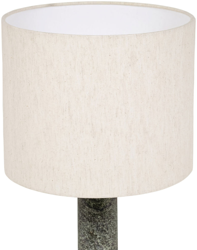 Opaline - Linen Textured Fabric And Brass Table Lamp