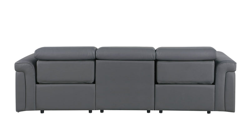 1126 - 5-Piece Modular Power Reclining Sofa And Loveseat Set In With 4 Power Recliners & Power Headrests