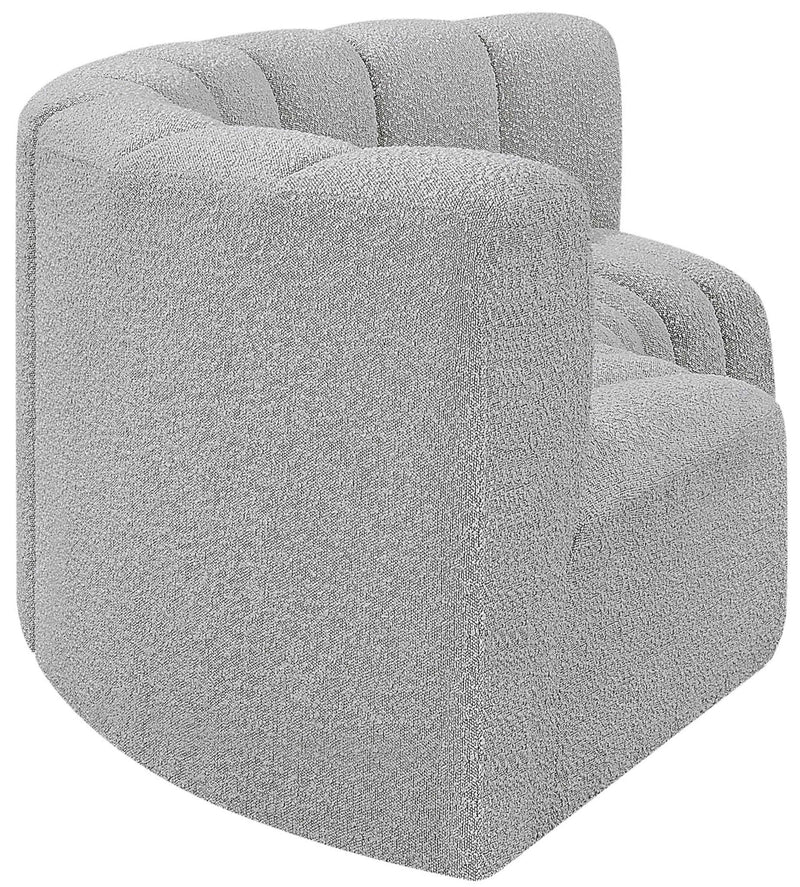 Arc - Boucle Fabric 3 Piece Modular U-Shaped Sofa