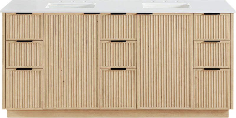 Willard - Engineered Stone And Solid Wood Bathroom Vanity