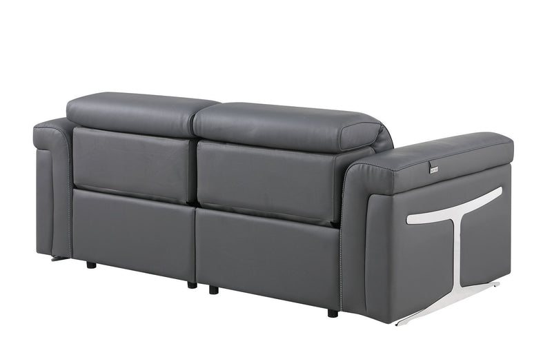 1126 - 5-Piece Modular Power Reclining Sofa And Loveseat Set In With 4 Power Recliners & Power Headrests