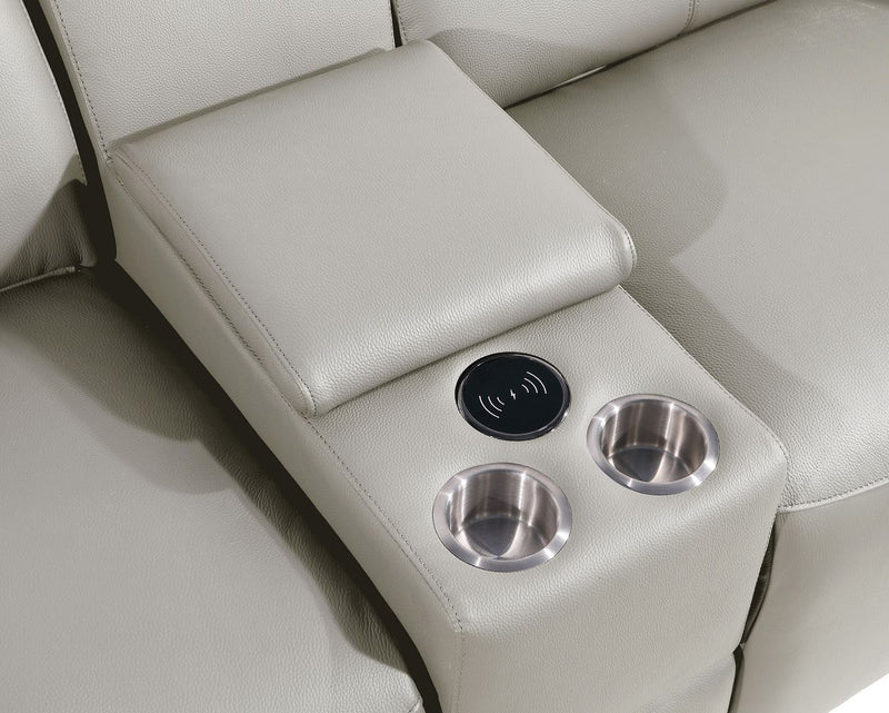 1224 - 12-Piece U-Shaped Sectional Sofa In With 4 Power Recliners & Power Headrests