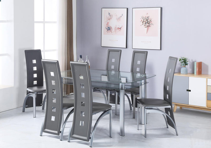 D325 - Dining Chairs (Set of 2) - Charcoal