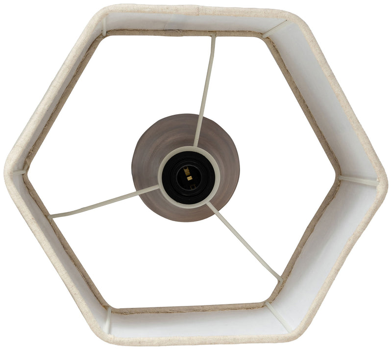 Juniper - Mango Wood Base And Linen Textured Fabric Shade Table Lamp