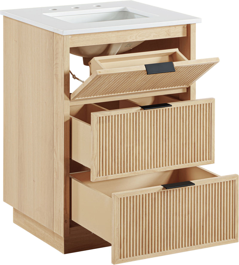 Willard - Engineered Stone And Solid Wood Bathroom Vanity