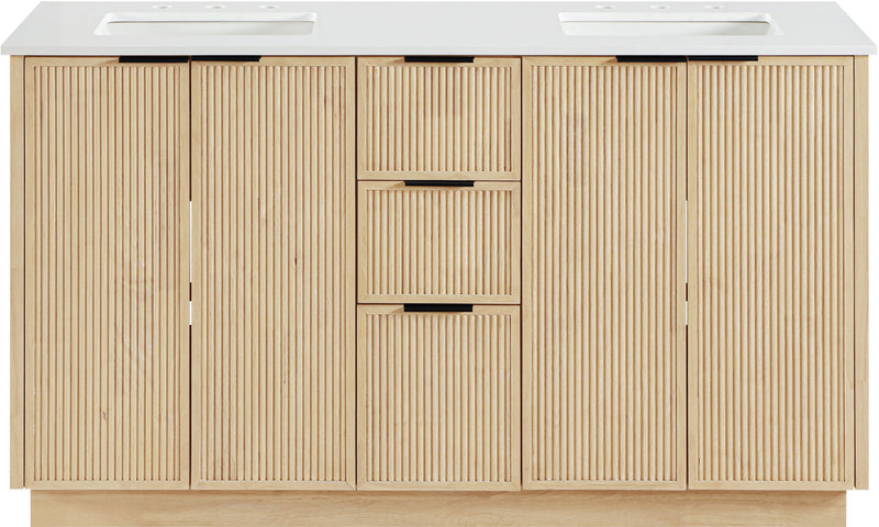 Willard - Engineered Stone And Solid Wood Bathroom Vanity