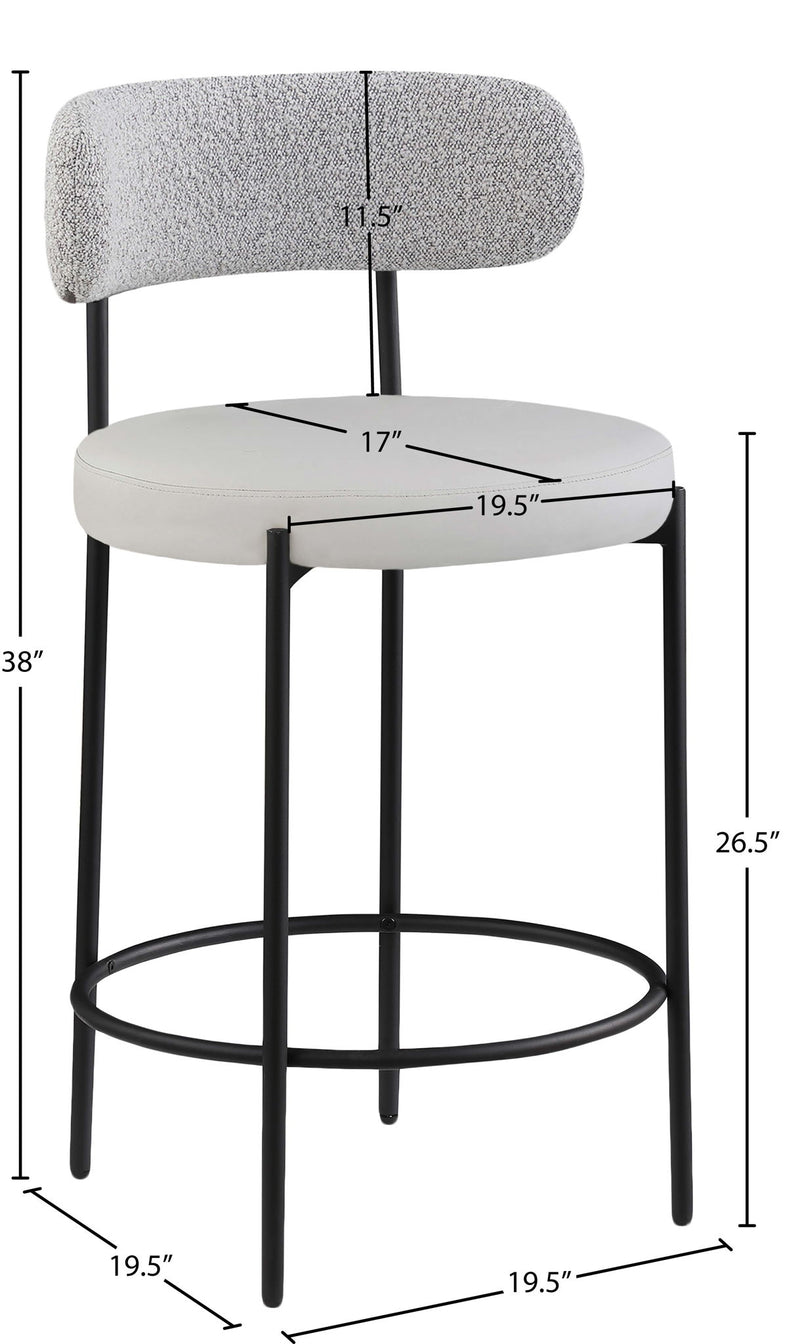 Beacon - Faux Leather Stool (Set of 2)