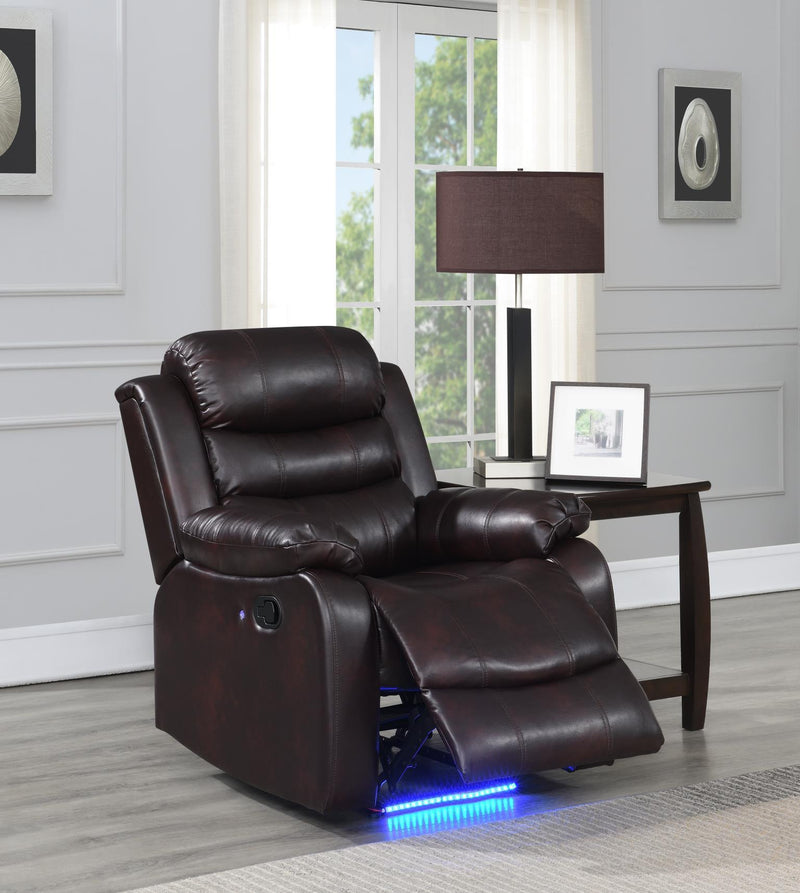 U155 - Motion LED Chair - Brown