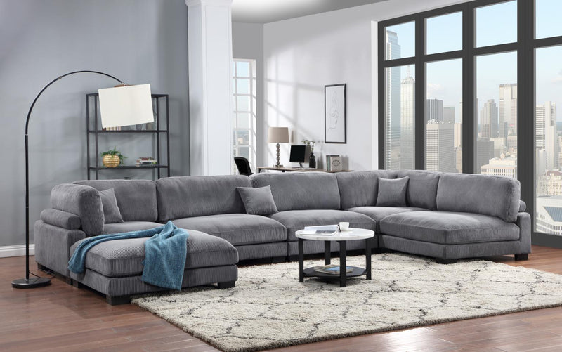 U253 - 6 Piece Sectional - Gray