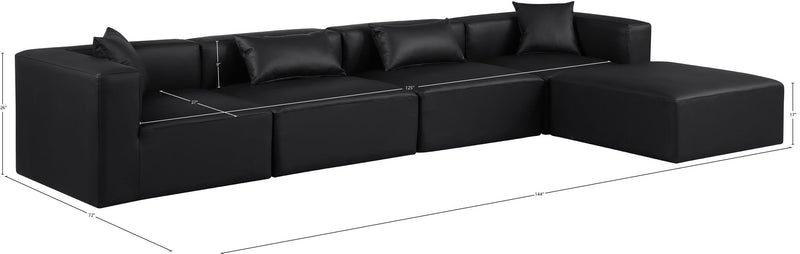 Cube - 5 Piece Modular Sectional With Chaise