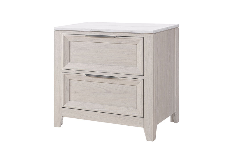Mariah - 5 Piece Queen Bedroom Set (Bed, Dresser & Mirror, Nightstand, Chest) - Beige