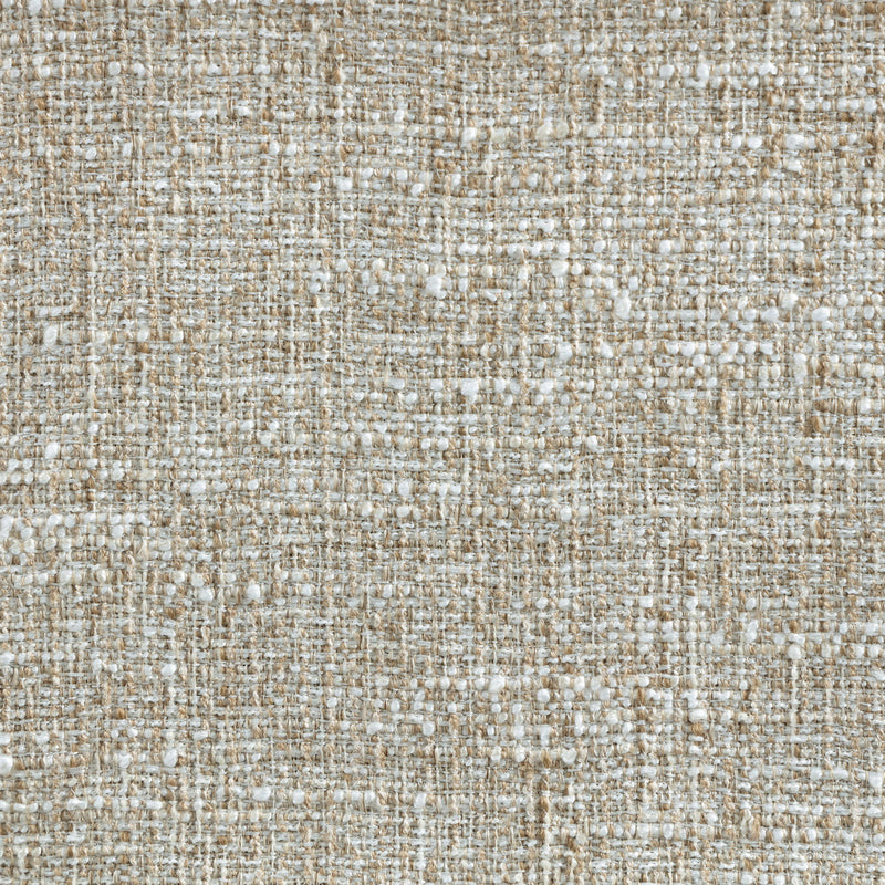 Sacha - Linen Stool With Brown Base