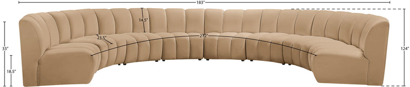 Infinity - 8 Piece Modular Sectional - Camel
