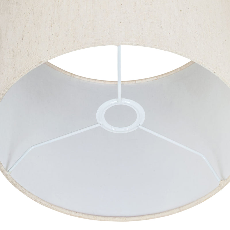Opus - Linen Textured Fabric And Brass Table Lamp