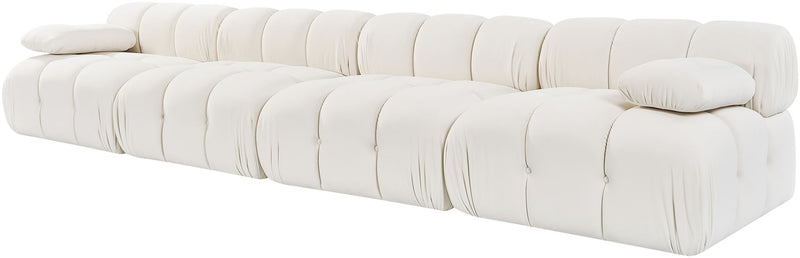Orin - Velvet 4 Piece Modular Sofa