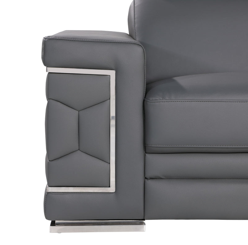 296 - Genuine Leather Chair
