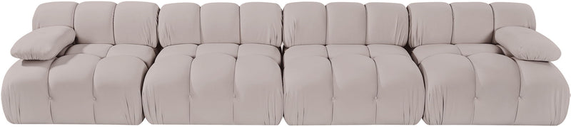 Orin - Velvet 4 Piece Modular Sofa