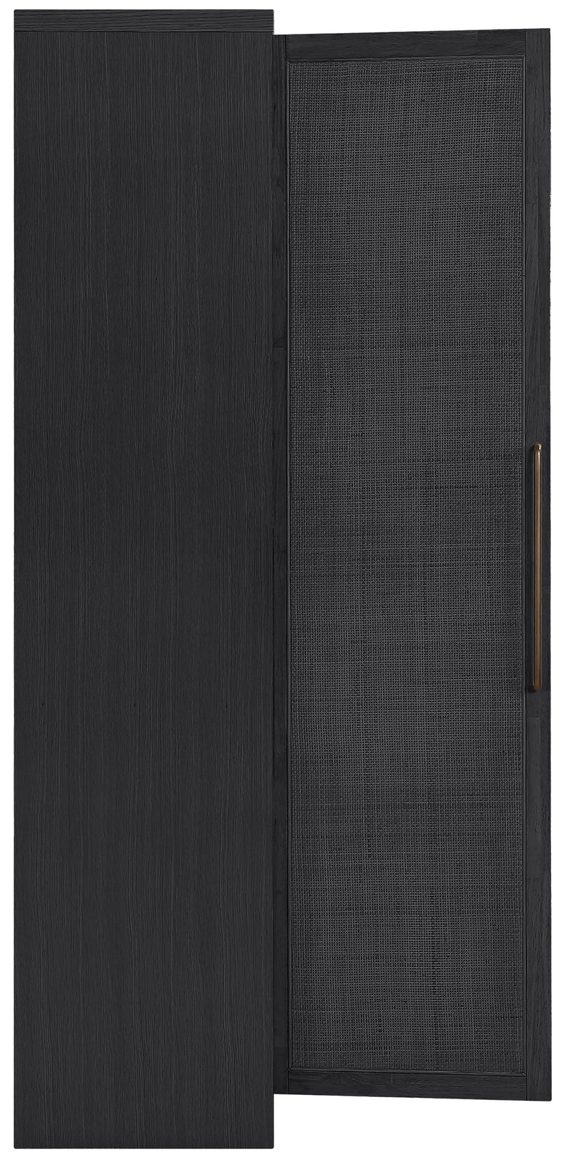 Vana - Solid Wood, Oak Veneer And Stainless Steel Storage Cabinet